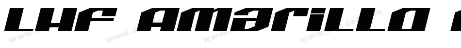 LHF Amarillo REG字体转换